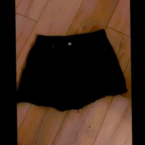 These are really nice black jean shorts and the brand is eyeshock